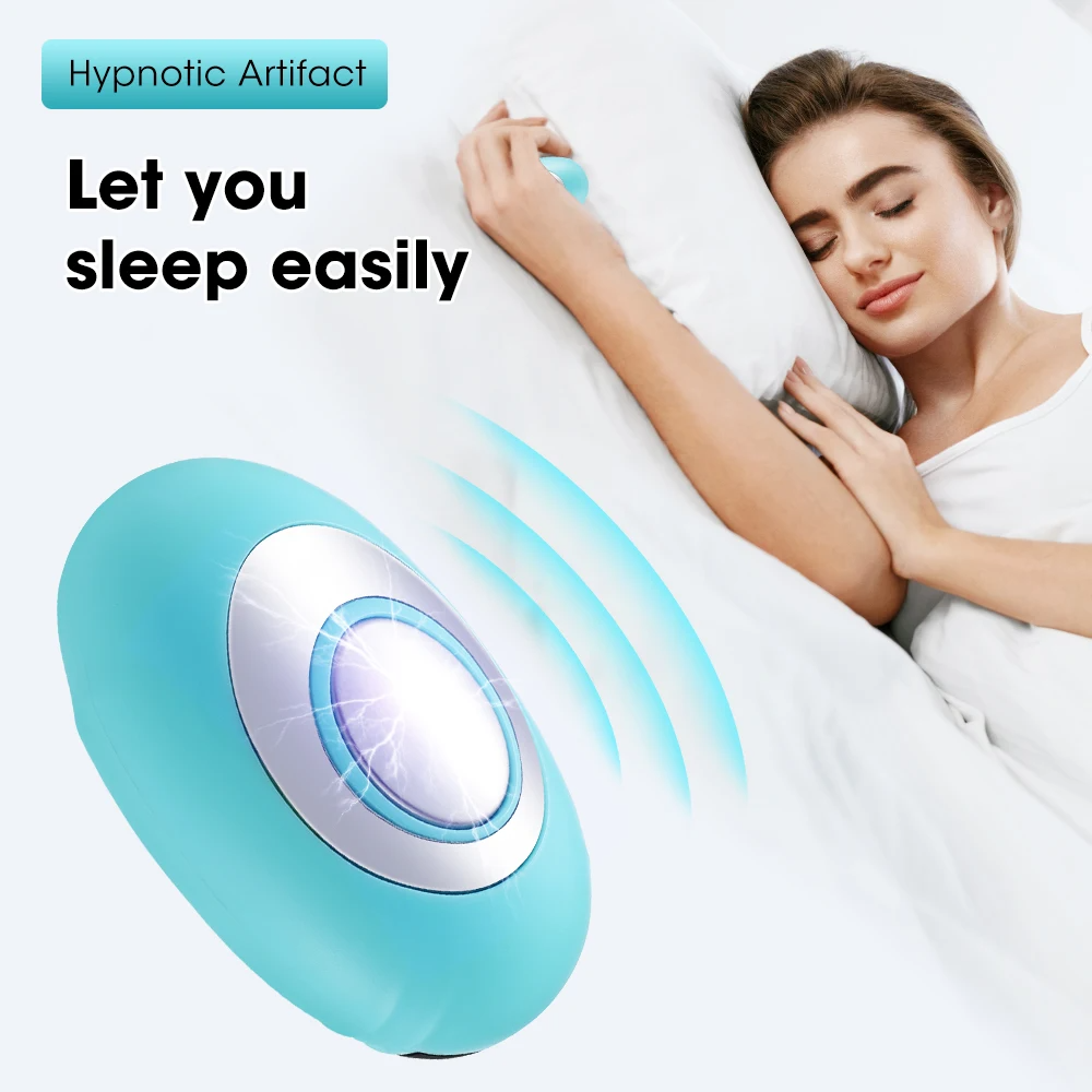 Handheld Sleep Aid Device Mini Portable Sleeping Aid Hypnosis Machine Smart Sleeper EMS Pulse Stimulation USB Charging