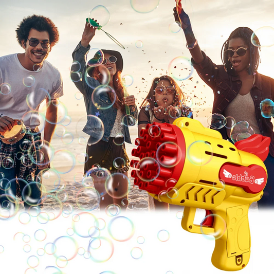 Kids Rocket Bubble Gun Blower Holes Bubble machine Summer Soap bubbles Toys for children girl Boys outdoor games