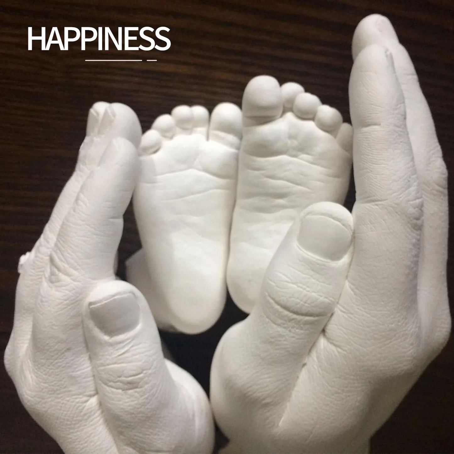 DIY Plaster Mold 3d Hand Foot Print Mold Hand Casting Kit Couples Wedding Holding Baby Plaster Mold Home Decor For Baby Souvenir