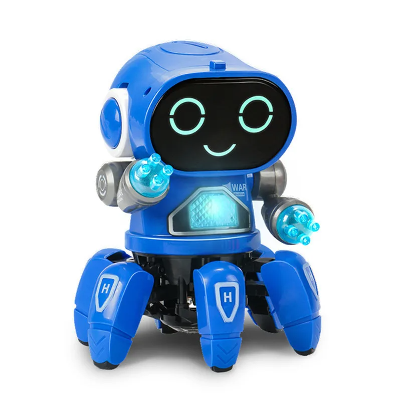 LED Light Musical Dancing Robot: An Educational and Interactive Toy for Kids - Perfect Gift