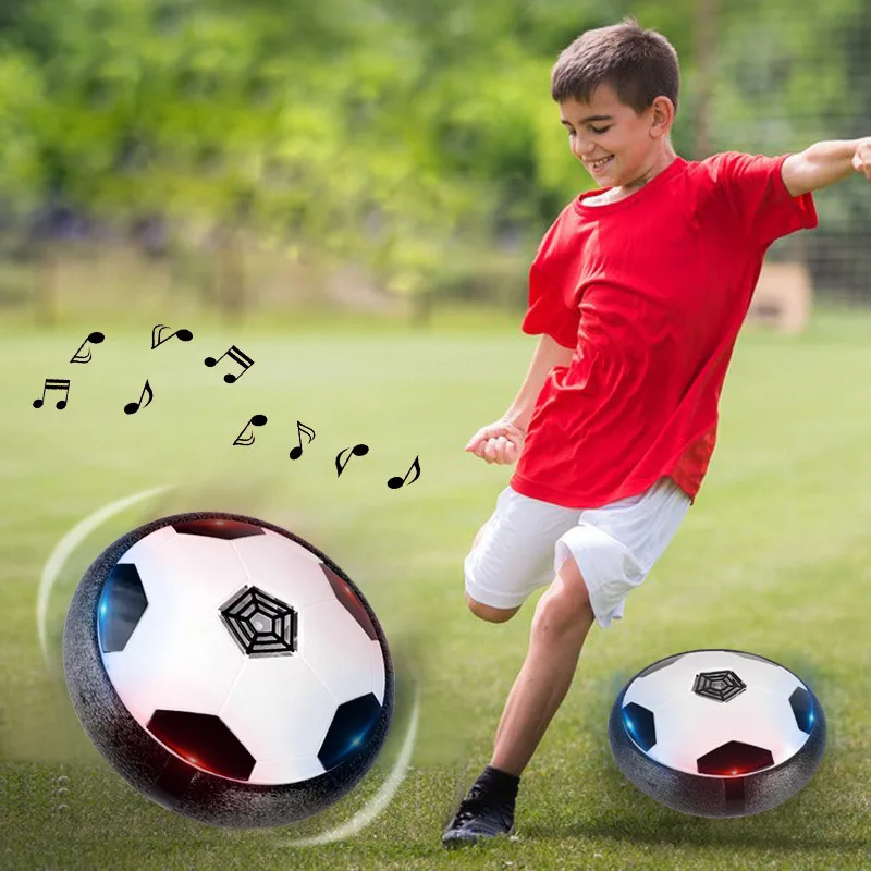 Floating Soccer Football Children's Interactive Toy Kids Gift with LED Light- Football Electric Indoor Parent Child Interactive Sports Toys Creative Sports Toys