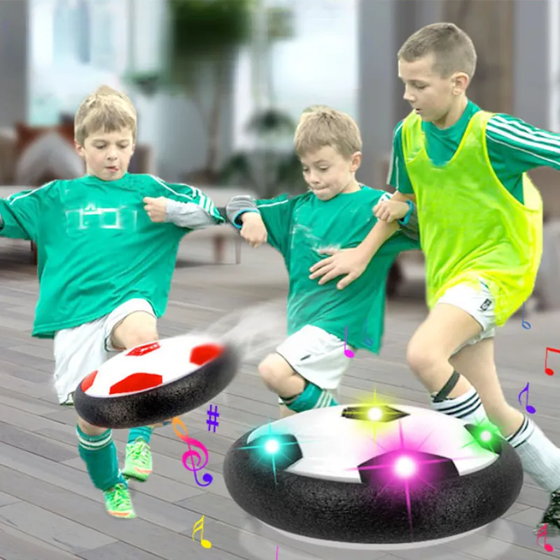 Floating Soccer Football Children's Interactive Toy Kids Gift with LED Light- Football Electric Indoor Parent Child Interactive Sports Toys Creative Sports Toys