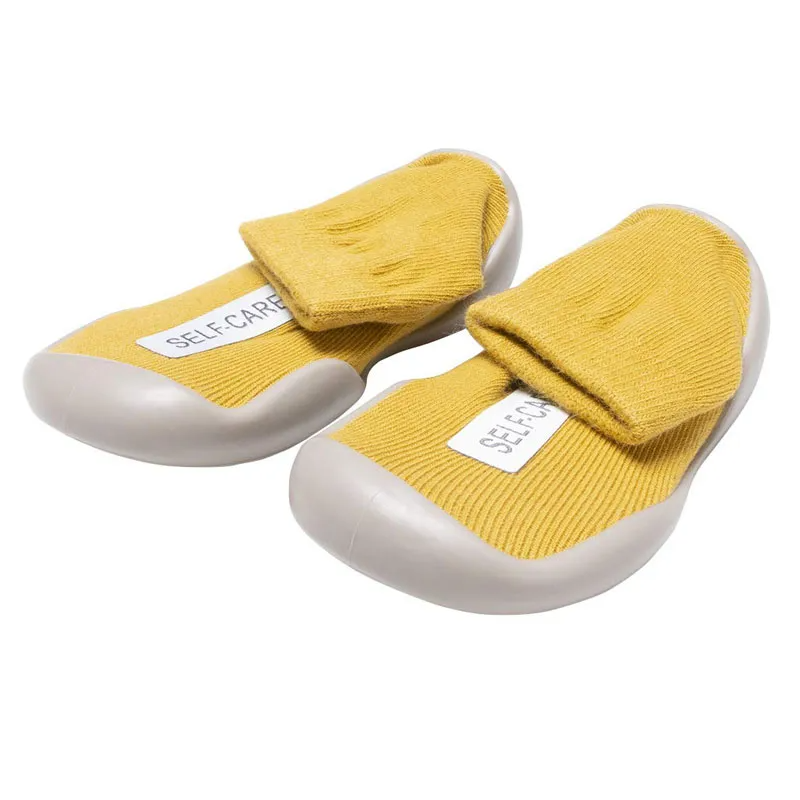 Baby Boy Girl Socks Shoes Kids Newborn Boys Toddler Non-slip Sock Children's Cotton Child Anti Slip Slippers With Rubber Sole